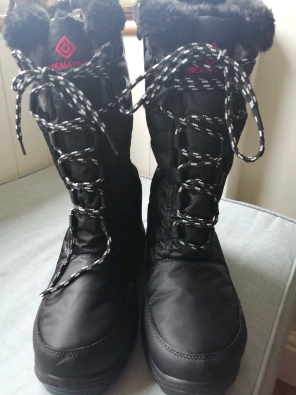 ladies fur lined boots size 7